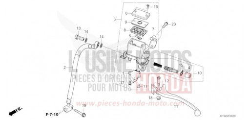 REAR BRAKE MASTER CYLINDER SH350AS de 2025